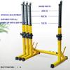 Dumbbell Squat Racks Adjustable Barbell Rack Multifunctional Squat Rack Power Rack Squat Stands Bench Barbell Rack Adjustable Swuat Rack Strengthening of Fitness & Gym, Yellow view 4