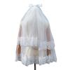 YFAFA Princess Veil With Large Bow Veils With Hair Comb Wedding Hair Accessories White Wedding Veil Pearls Bow Short Veil view 1