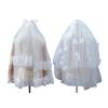 YFAFA Princess Veil With Large Bow Veils With Hair Comb Wedding Hair Accessories White Wedding Veil Pearls Bow Short Veil view 4