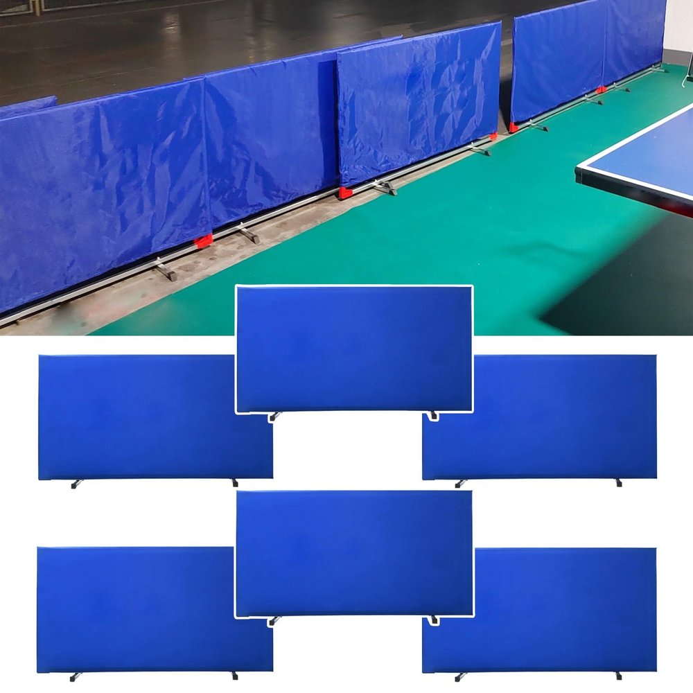 JYHHCYS Set of 6 Table Tennis Court Barrier - Ping Pong Baffle Field Fence Surround Block for Table Tennis Court - Court Surround Barrier Block for Quicker and Easier Pick Up