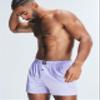Savage X Satin Boxers for Men, Men's Underwear Purple Lavender view 4
