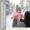 Funky Junque Baby Pom Pom Beanie  Soft Knit Infant Winter Hat for Baby Girls & Boys, Cozy Newborn Beanies 012 Months, Warm Toddler Hat - Heather Grey view 4