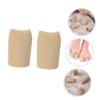 2pcs Soft Toe Finger Protectors Silicone Sleeves for Daily Use view 2