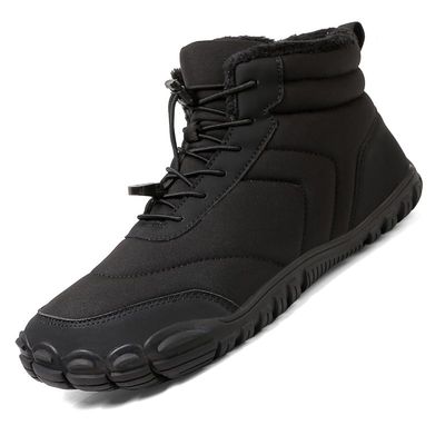 GTGVOEQV Winter Snow Boots Running Sneakers Non Slip Casual Barefoot Shoes Waterproof High Top for Travel Climbing Hiking (D528 black, Adult, Women's, 13.5, Digital, US Shoe System, Wide Leg Pants)