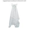MODODO Wedding Layered Veil Bridal Tulles with Pearl&Bowknot Celebration Party Decor view 3