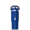 Hydrapeak x NBA Officially Licensed New York Knicks 32 oz Nomad Tumbler with Handle and Straw Lid, Leakproof Stainless Steel Water Bottle view 2