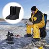 BCOATH 1 Pair Insulated Men's Winter Snow Boots Liner Warm Fleece-lined Boot Liners Cozy Soft Thermal Boot Socks for Outdoor Hiking Fishing view 2