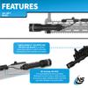 Nightstick LGL-160-T Turbo High Candela Long Gun Light Kit - 2 CR123 view 4