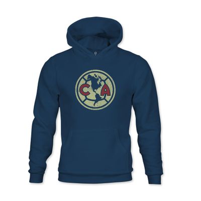1863FC Kids Soccer Team Color Badge Football Club Youth Fleece Pullover Hoodie - Youth (US, Alpha, Medium, Regular, Regular, Navy, Club America)
