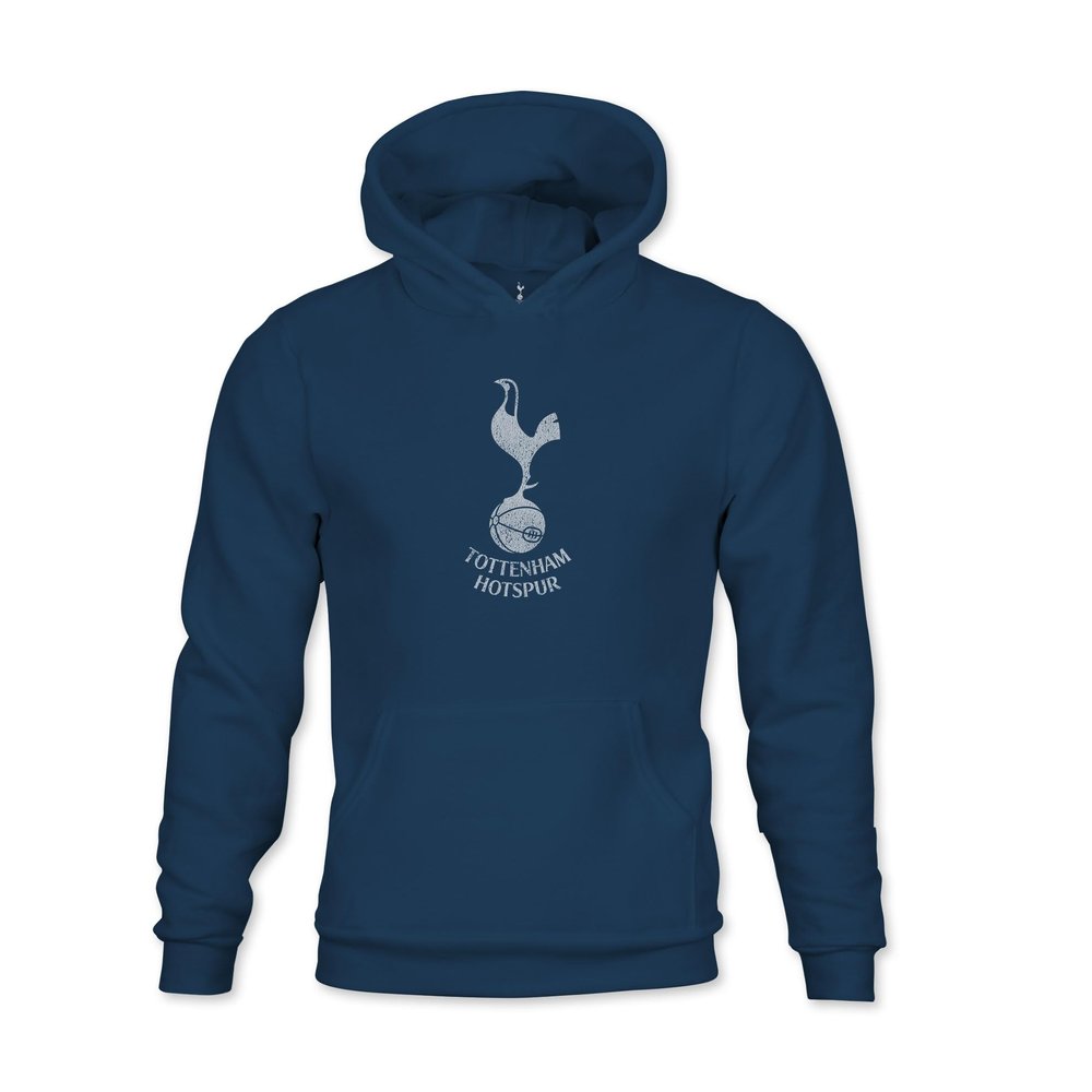1863FC Kids Soccer Team Color Badge Football Club Youth Fleece Pullover Hoodie - Youth (US, Alpha, Small, Regular, Regular, Navy, Tottenham Hotspur)