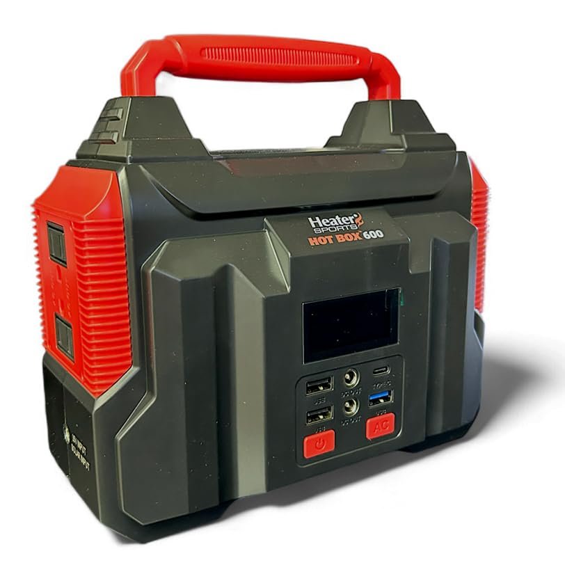 Heater Sports Hot Box 600 Portable Power Supply to Supply Power to Select Pitching Machines for Up to 2 Hours or 4 Hours Run Time
