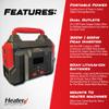 Heater Sports Hot Box 600 Portable Power Supply to Supply Power to Select Pitching Machines for Up to 2 Hours or 4 Hours Run Time view 2