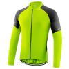 HUIOP Men's Basic Riding Jerseys Full Zipper Long Sleeves Bike Shirt with Reflective Strips Lightweight Breathable Biking Jersey for Men view 1