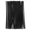 HARFINGTON 72pcs Spoke Skins Covers 0.2" Plastic Universal Dirt Bike Spoke Skin Wraps Bicycle Motorcycle Cycling Wheel Decoration Protector Spokes for 8"-21" Rims, Black view 1