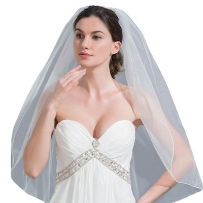 MODODO Wedding Veil with Hair Comb Engagement Event Bride Veil Wedding Dress Headpiece