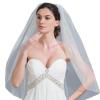 MODODO Wedding Veil with Hair Comb Engagement Event Bride Veil Wedding Dress Headpiece view 1