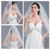 MODODO Wedding Veil with Hair Comb Engagement Event Bride Veil Wedding Dress Headpiece view 4
