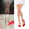 WDBAG Women Halloween Themed Tights with Blood Wound Print Realistic Horror Costume Accessory Pantyhose Stockings view 3