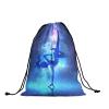 Artwork Grip Bag for Gymnastics Dancing Art Gymnastics Hand Grips Bag Blue Gym Athlete String Bag view 2