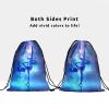 Artwork Grip Bag for Gymnastics Dancing Art Gymnastics Hand Grips Bag Blue Gym Athlete String Bag view 3
