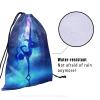 Artwork Grip Bag for Gymnastics Dancing Art Gymnastics Hand Grips Bag Blue Gym Athlete String Bag view 4