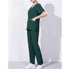 Dressnu Scrubs Set Nurse Suit Thin Spring and Summer Stretchy Quick Drying Overalls Pink M view 4
