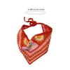 MODODO Hair Scarf Knitted for Girl Halloween Creative Bandana Floral Birthday Gift view 3