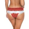 Christmas Sexy Panties for Women Naughty Slutty with Words Santa Hipster Underwear Holiday Soft Boxer Briefs Sexy Panties for Women view 2