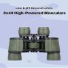 Night Vision Binoculars, 8x40 HD, Binoculars with Thermal Sensor for Outdoor Travel and Mini Portability (Green) view 4