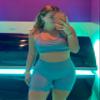 SUUKSESS Women Seamless 2 piece Workout Sets Strappy Padded Sports Bra Booty High Waisted Shorts Outfits (Grey Blue,XL) view 4
