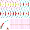 Restroma 12 Pack Kids Bow and Arrow Mini Bow Arrow Toy Plastic Archery Shooter Game for Boys Girls Outdoor Sport Fun Game Birthday Gifts view 1