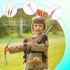 Restroma 12 Pack Kids Bow and Arrow Mini Bow Arrow Toy Plastic Archery Shooter Game for Boys Girls Outdoor Sport Fun Game Birthday Gifts view 3