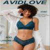 Avidlove Women Lingerie Set Lace Bralette and Panty Set Strappy Lace LingerieBlue Green,XL view 3