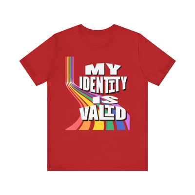 LGBTQ t Shirts, LGBTQ Gifts, Gender Affirmation Apparel, Non-Binary Shirt, Rainbow Pride Tshirt, LGBTQ Clothing, Unisex