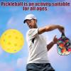 Fiberglas Pickleball Rackets Set Pickleball Paddle Set of 2 Rackets and 4 Pickleballs Balls Racquet with Balls Sports Accessory view 2
