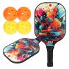 Fiberglas Pickleball Rackets Set Pickleball Paddle Set of 2 Rackets and 4 Pickleballs Balls Racquet with Balls Sports Accessory view 3