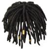 Hperu Dreadlock Wig for Men, Short Curly Black Dreadlock Wig for Cosplay, Parties & Casual Wear view 1