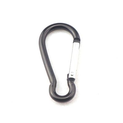 5pcs Aluminum Alloy Carabiner Spring Clip Hook Spring-Loaded Kettle Hook for Camping Hiking