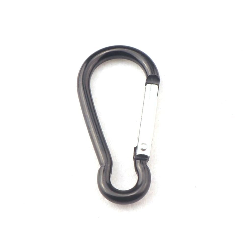 5pcs Aluminum Alloy Carabiner Spring Clip Hook Spring-Loaded Kettle Hook for Camping Hiking