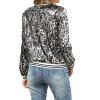 GOKKILRW Women Sparkly Sequin Crop Jacket Glitter Zipper Shiny Sparkle Outwear 90s Party Club Metallic Coats Concert Outfits view 2