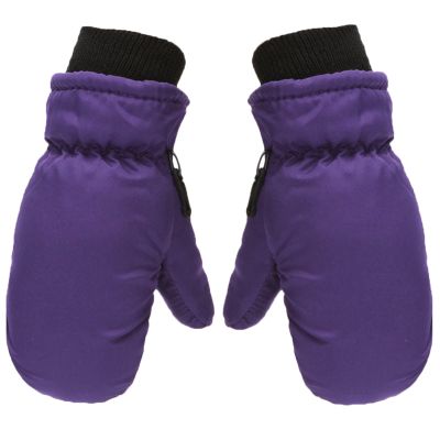 Kids Winter Gloves Children Toddlers Infant Boys Girls Solid Color Comfort Mittens Winter Gloves Kids Snow Gloves Winter (Dark Blue, 5-8 Years)
