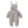 Betadog Coat Warm Baby Thick Infant Hooded Snowsuit Girls Boys Bunny Jumpsuit Girls Coat&jacket (H-Grey, 6-12 Months) view 2