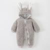 Betadog Coat Warm Baby Thick Infant Hooded Snowsuit Girls Boys Bunny Jumpsuit Girls Coat&jacket (H-Grey, 6-12 Months) view 3