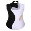 Freebily Women's Sleeveless Gymnastic Leotard Skating Dance Costume Acrobatics Bodysuit Tops Black XX-Large view 2