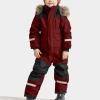 fartey Toddler Snow Suit Kids Girls Boys One Piece Snowsuits Winter Outdoor Ski Snowboard Bibs Waterproof Windproof Overalls view 3