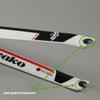 BSFHQS Carbon Fiber Rigid Fork Road Bikes Front Forks 700C 28.6MM 1-1/8" Straight Tube Hard Fork C Brake Quick Release Bikes Forks(White-Gray) view 3