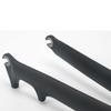 BSFHQS Bike Rigid Fork 700C Road Bikes Forks 28.6MM 1-1/8" Straight Tube Disc Brake Bikes Hard Fork Carbon Fiber Bikes Front Forks Quick Release 9 * 100MM QR(Gloss Black A) view 4