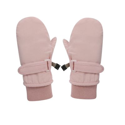Baby Mittens Infant Baby Toddler Kids Winter Mittnes Lined Snow Mitten Fleece Warm Waterproo Ski Snow Gloves for Boys Girls (Pink, S)