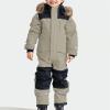 fartey Toddler Snow Suit Kids Girls Boys One Piece Snowsuits Winter Outdoor Ski Snowboard Bibs Waterproof Windproof Overalls view 2