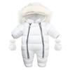 Betadog Kids' Insulated Snowsuit Girls Heavyweight 1-Piece Skisuit Snowsuit Girls Snow Bib Ski (I-White, 18-24 Months) view 2